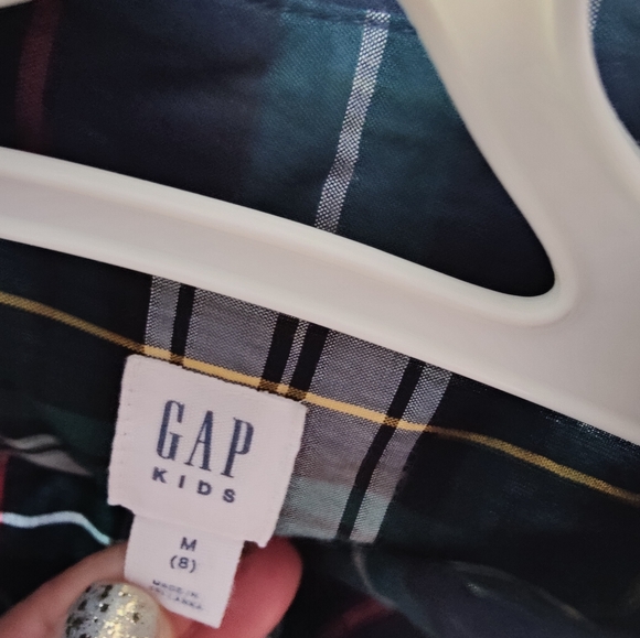 GAP BOYS OXFORD SHIRT MULTI - Picture 6 of 6